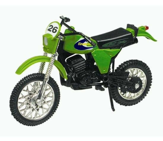 Motorrad Kawasaki KDX250, grün